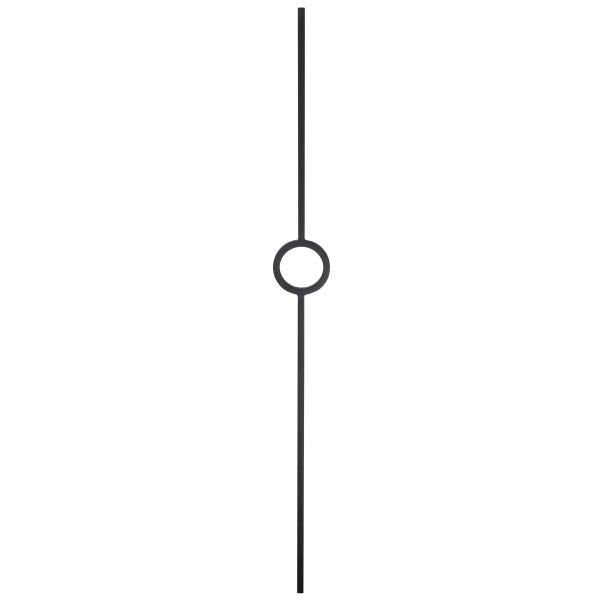 Iron Black Square Circle Spindle 1117mm