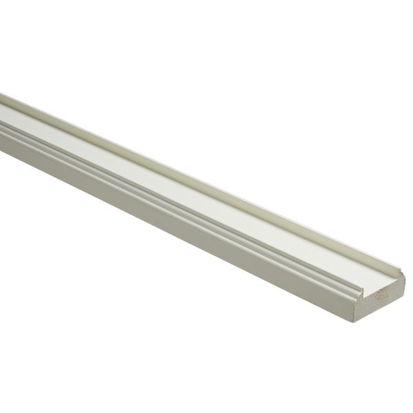 Richard Burbidge Trademark White Primed Baserail 4200mm - 41mm Groove & Infill