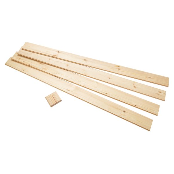 Pine Newel Post Cladding Kit 1500 - including cap