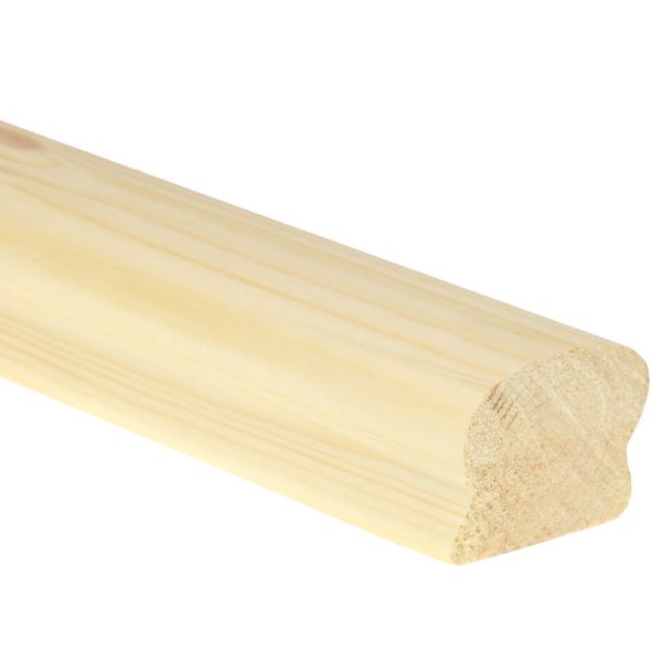 Pine Cottage Loaf Handrail 4200mm ungrooved