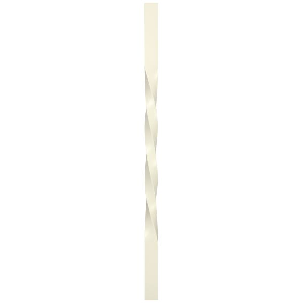 White Primed Double Twist Spindle 41mm x 900mm