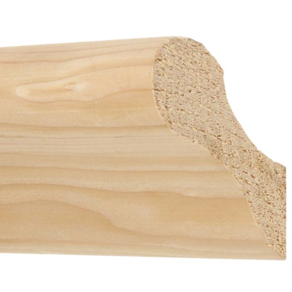 Hemlock Pigs Ear Moulded Handrail 4200mm