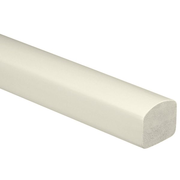White Primed MD Modern Landing Handrail (Pre-Drilled)