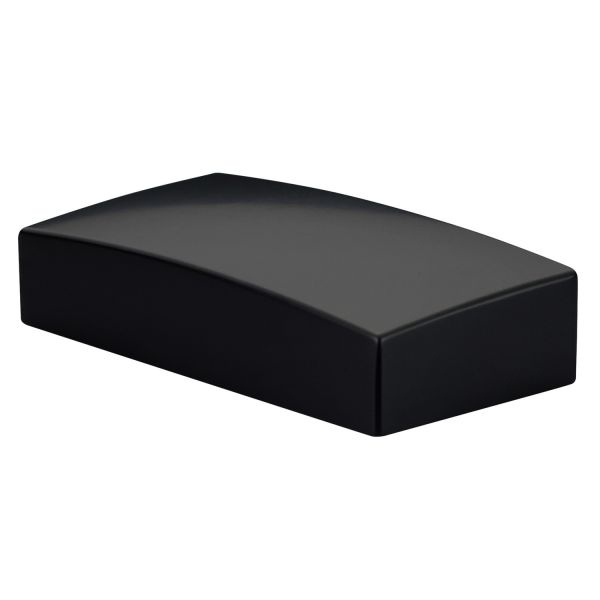 Forge Black Flat Cap 70mm Half