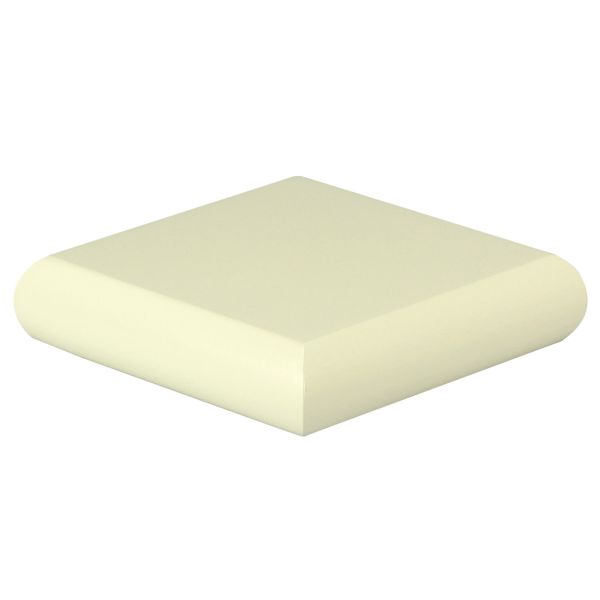 White Primed Flat Cap 90mm