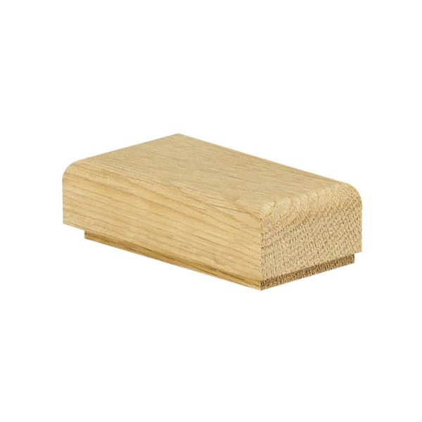 Oak Shadow Half Newel Cap 90mm 