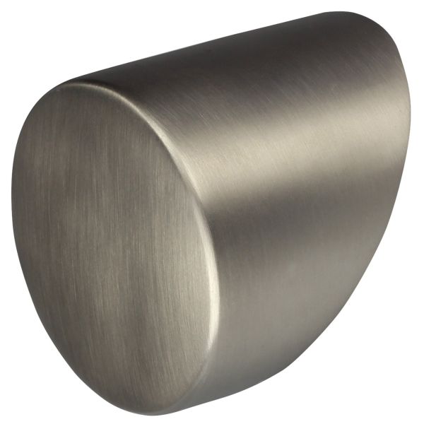 Forge Brushed Nickel Handrail End Cap - 45mm Diameter - Pair