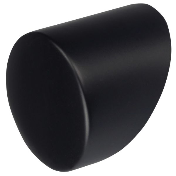 Forge Black Handrail End Cap - 54mm Diameter - Pair