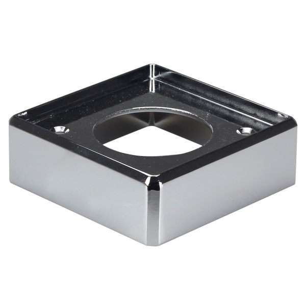 Forge Chrome Newel Base Connector 90mm