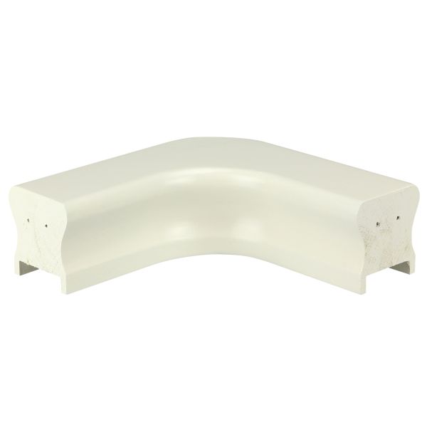 White Primed HR Handrail Horizontal Turn