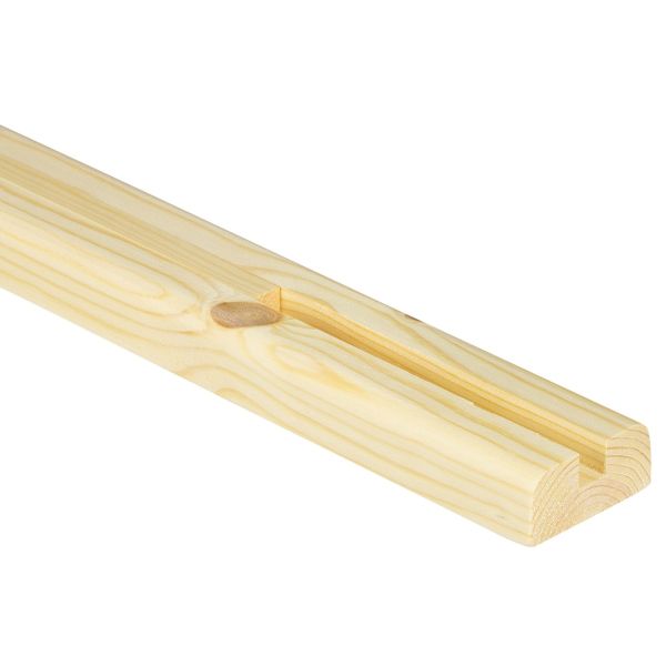 Pine MD Iron Base Rail with Infill