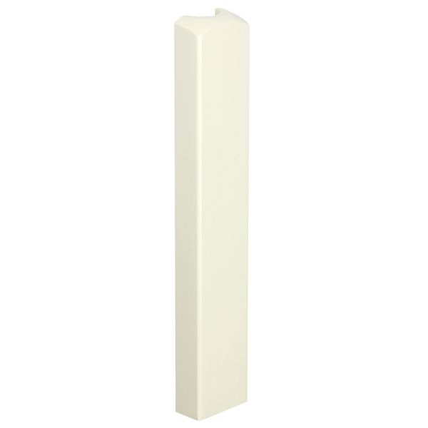 White Primed Newel Base 510mm x 82mm Half