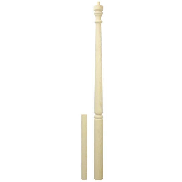 Pine Plain Volute Newel Post