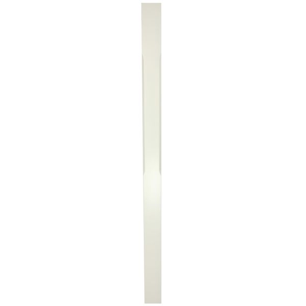 White Primed Stop Chamfered Newel Post 90mm 1500mm