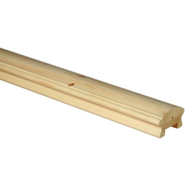 Richard Burbidge Hallmark Pine LHR Handrail 4100mm - 32mm Groove & Infill