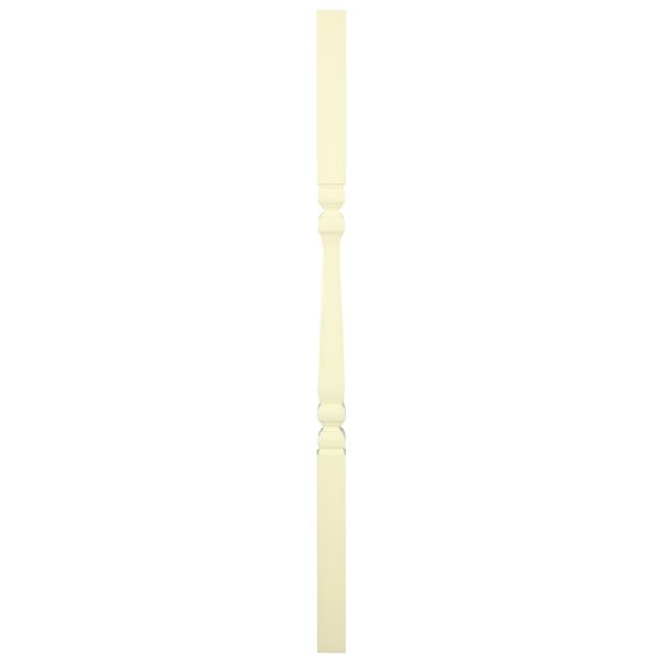 White Primed Provincial Spindle 41mm x 900m (Square Design)
