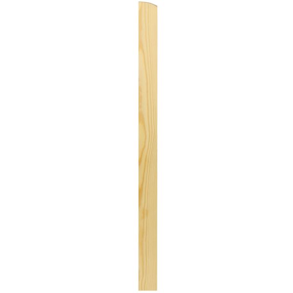 Pine Newel Base Half