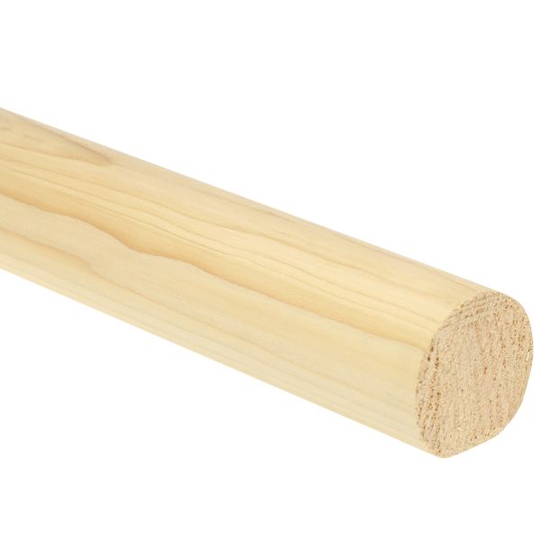 Pine Round Mopstick Handrail 4200mm