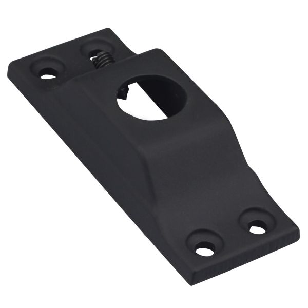 Matt Black Landing Fitting for Round Metal Spindles -x1 pair