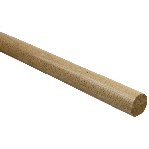 Fusion White Oak Round Handrail