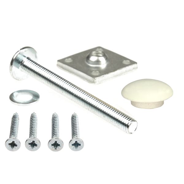 White Primed Handrail to Newel Post Fixing Kit