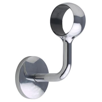 Round Chrome Wall Bracket
