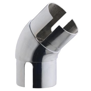 Chrome 135 Degree Elbow