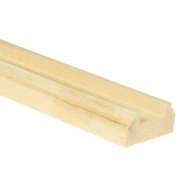 Pine Baserail 4200mm - 41mm Groove & Infill