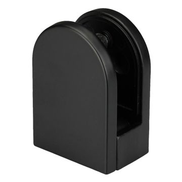Black Glass Bracket / Clamp for 8mm Glass (Ind)