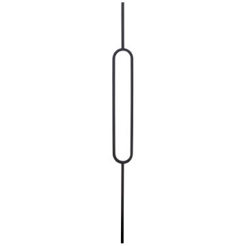 Iron Black Round Frame Spindle 1117mm
