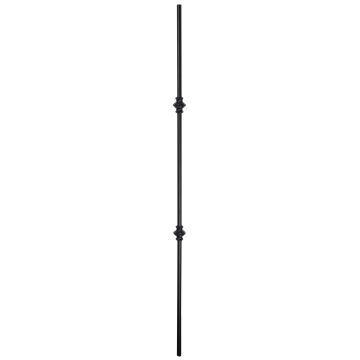 Iron Black Tube Twin Collar Spindle 1117mm