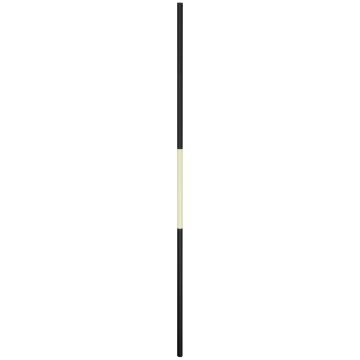 Iron Black & White Primed Tube Spindle 900mm