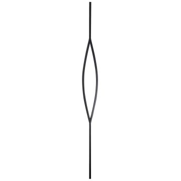 Iron Black Tear Drop Frame Spindle 1117mm