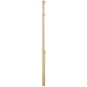 Oak Box Half Newel Post