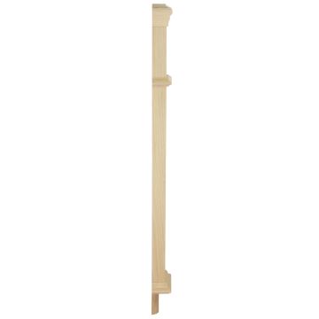 Oak Pegged Half Box Newel Post