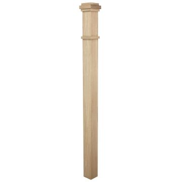Oak Slim Box Newel Post 1500mm x 90mm