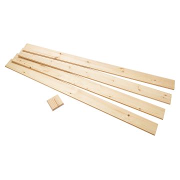 Pine Newel Post Cladding Kit 1500 - including cap