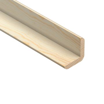 Pine Cushion Corner Angle Moulding 2400mm X 35mm