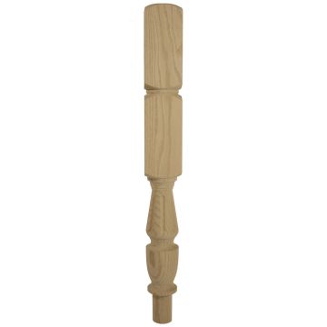Richard Burbidge Classic Oak Fluted Double Block Newel Post