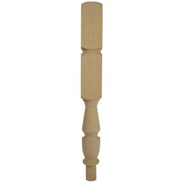 Richard Burbidge Classic Oak Double Block Newel Post 90mm