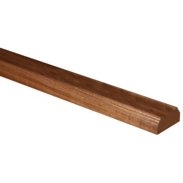 Dark Hardwood Ungrooved Baserail