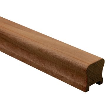 Dark Hardwood HR Handrail 4200mm - 32mm groove with infill