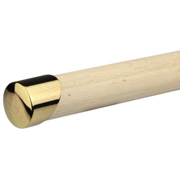Forge Brass Handrail End Cap - 45mm Diameter - Pair