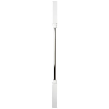 Forge White Primed & Chrome Spindle 900mm
