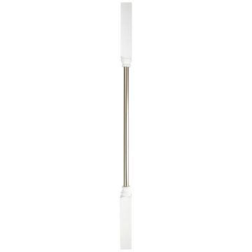 Forge White Primed & Brushed Nickel Spindle 900mm