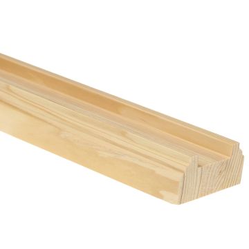 Hemlock Baserail 4200mm - 41mm Groove with Infil