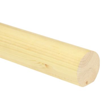 Hemlock Round Mopstick Handrail 4200mm