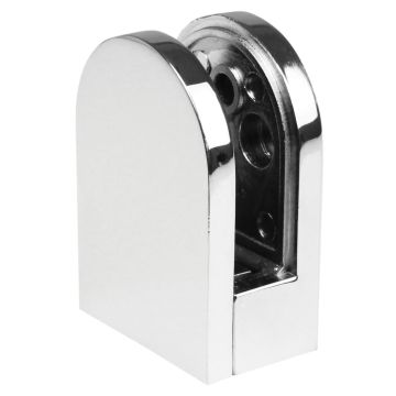 Chrome Glass Bracket / Clamp for 10mm Glass
