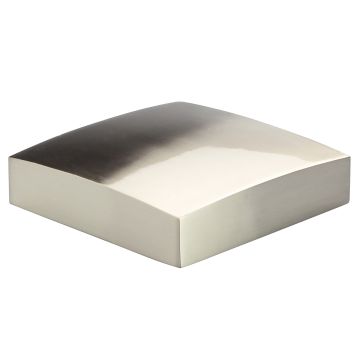 Forge Brushed Nickel Flat Cap 82mm 