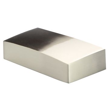 Forge Brushed Nickel Half Flat Cap